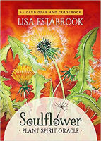 cover art for the Soulflower Plant Spirit Oracle: 44-Card Deck and Guidebook by Lisa Estabrook